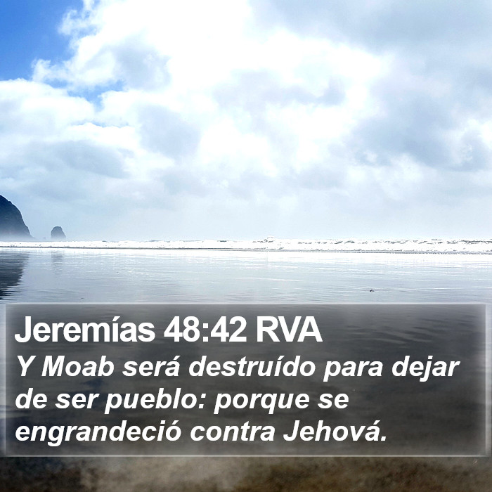 Jeremías 48:42 RVA Bible Study