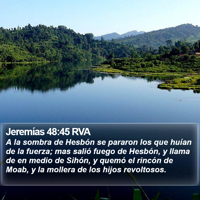 Jeremías 48:45 RVA Bible Study