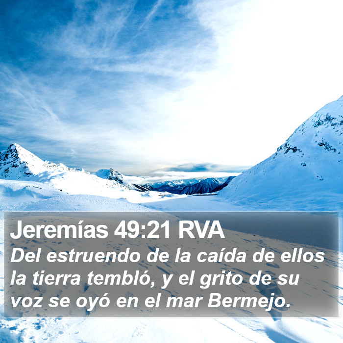 Jeremías 49:21 RVA Bible Study