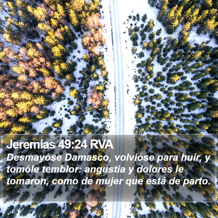 Jeremías 49:24 RVA Bible Study