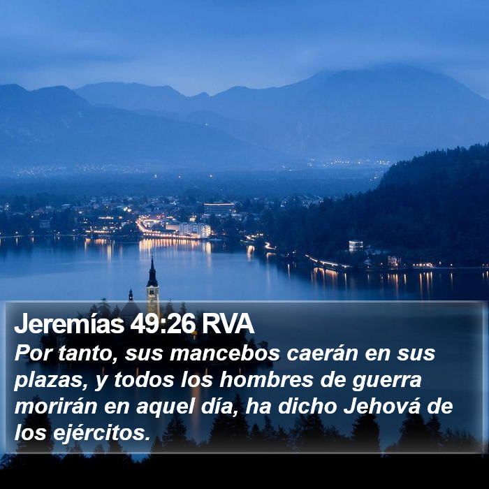 Jeremías 49:26 RVA Bible Study