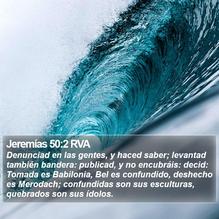 Jeremías 50:2 RVA Bible Study