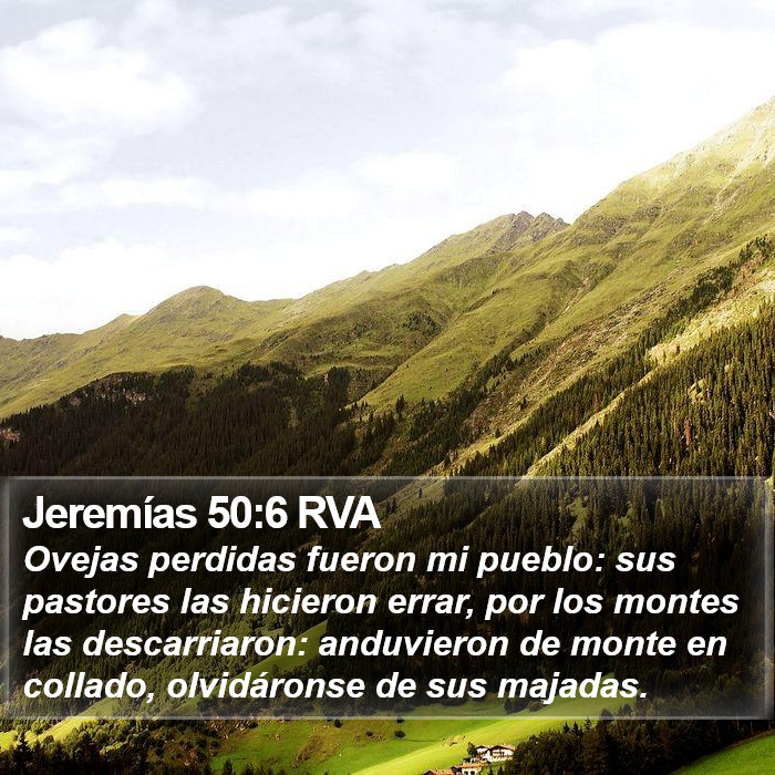 Jeremías 50:6 RVA Bible Study