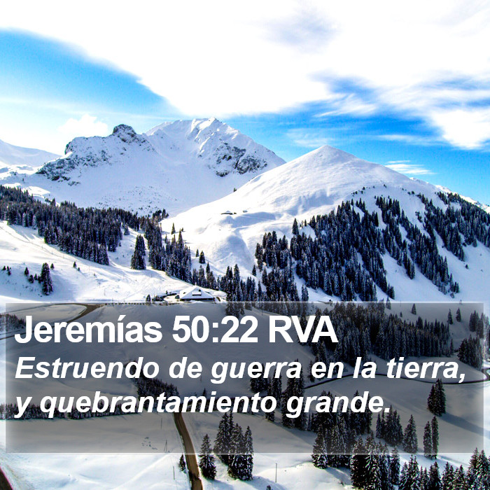 Jeremías 50:22 RVA Bible Study