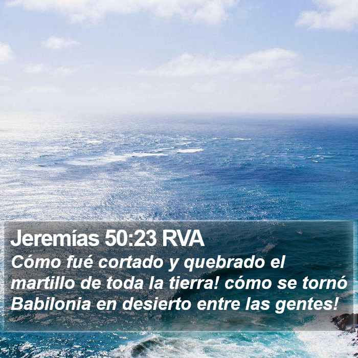 Jeremías 50:23 RVA Bible Study