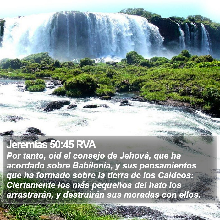 Jeremías 50:45 RVA Bible Study