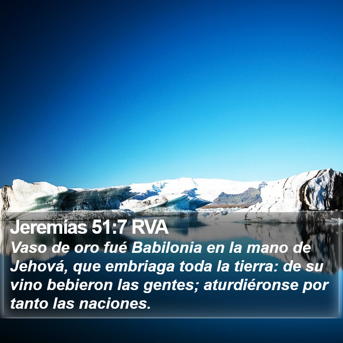 Jeremías 51:7 RVA Bible Study