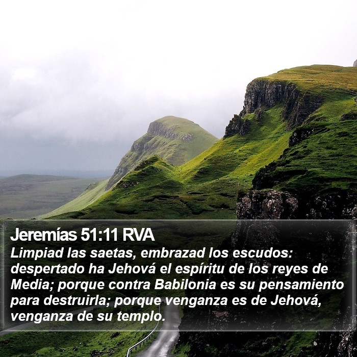Jeremías 51:11 RVA Bible Study
