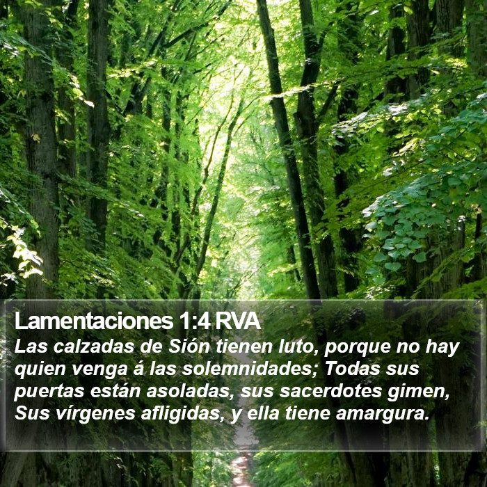 Lamentaciones 1:4 RVA Bible Study