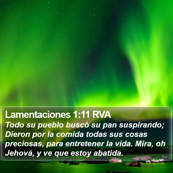 Lamentaciones 1:11 RVA Bible Study