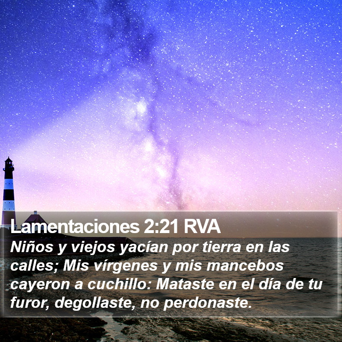 Lamentaciones 2:21 RVA Bible Study