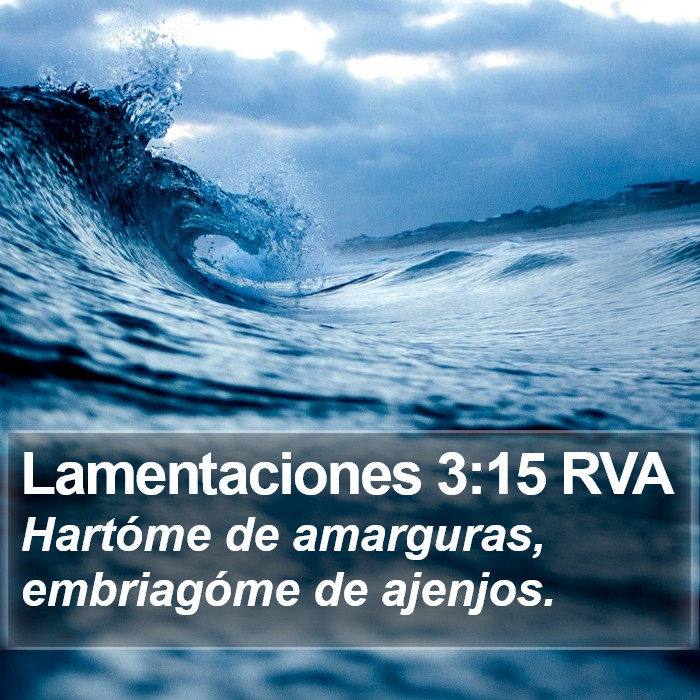 Lamentaciones 3:15 RVA Bible Study