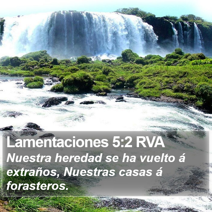 Lamentaciones 5:2 RVA Bible Study