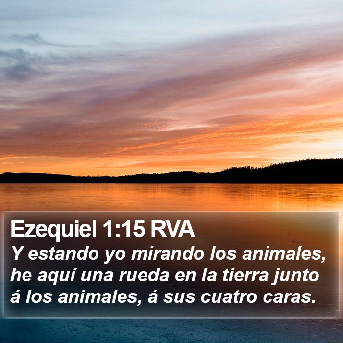 Ezequiel 1:15 RVA Bible Study