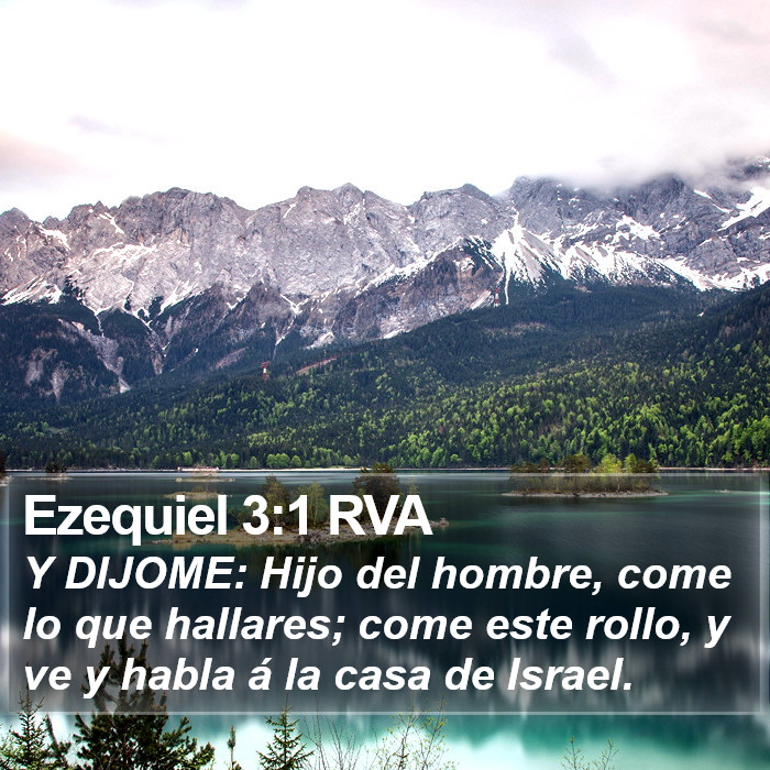 Ezequiel 3:1 RVA Bible Study