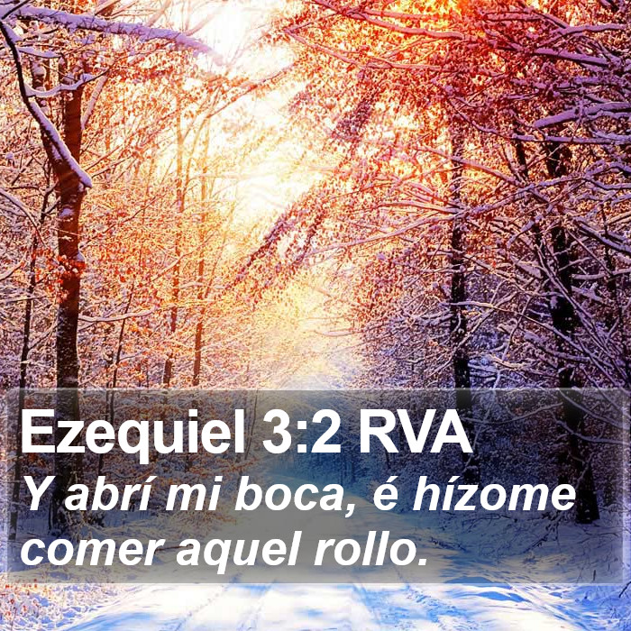 Ezequiel 3:2 RVA Bible Study