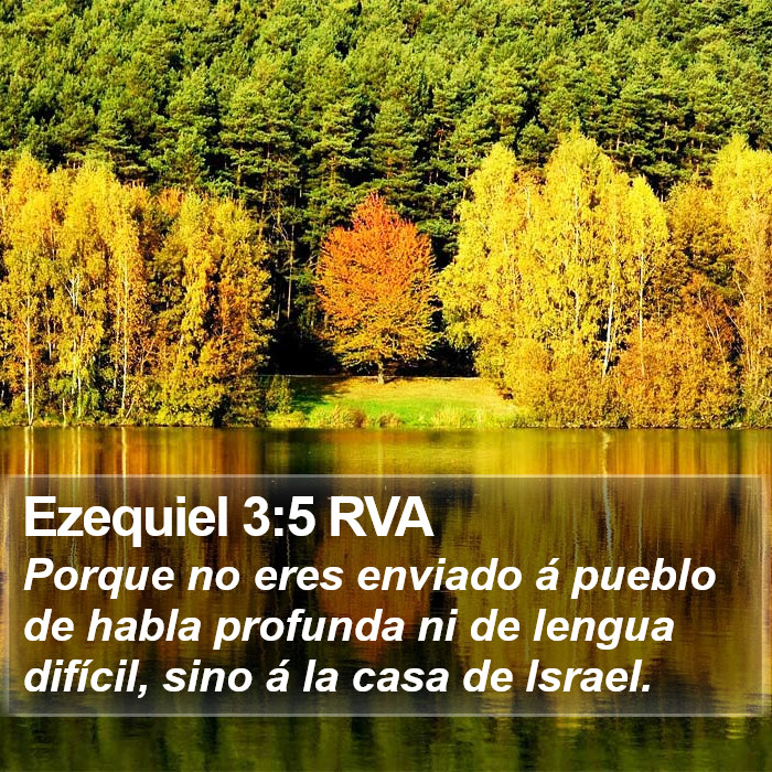 Ezequiel 3:5 RVA Bible Study