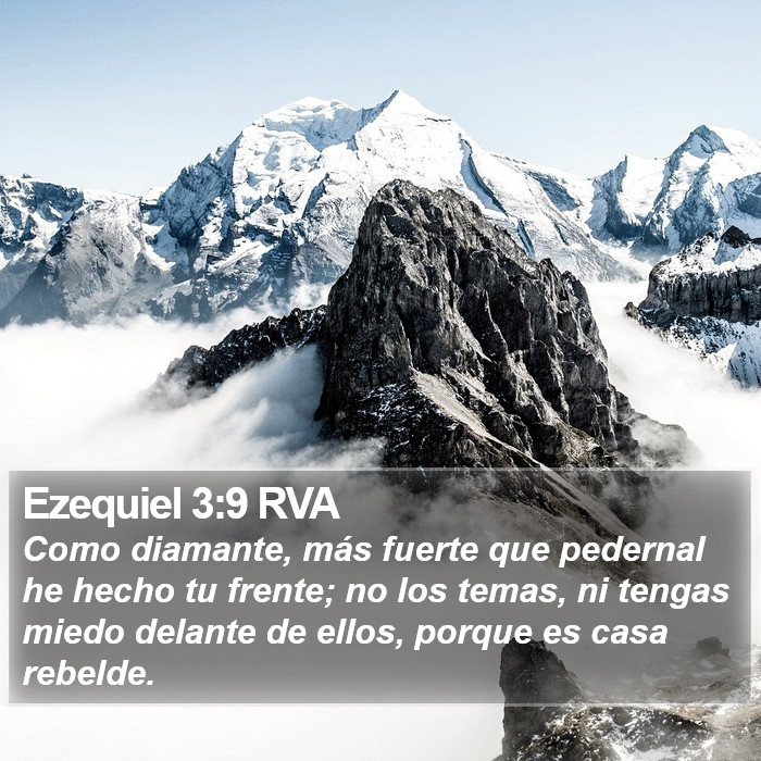 Ezequiel 3:9 RVA Bible Study