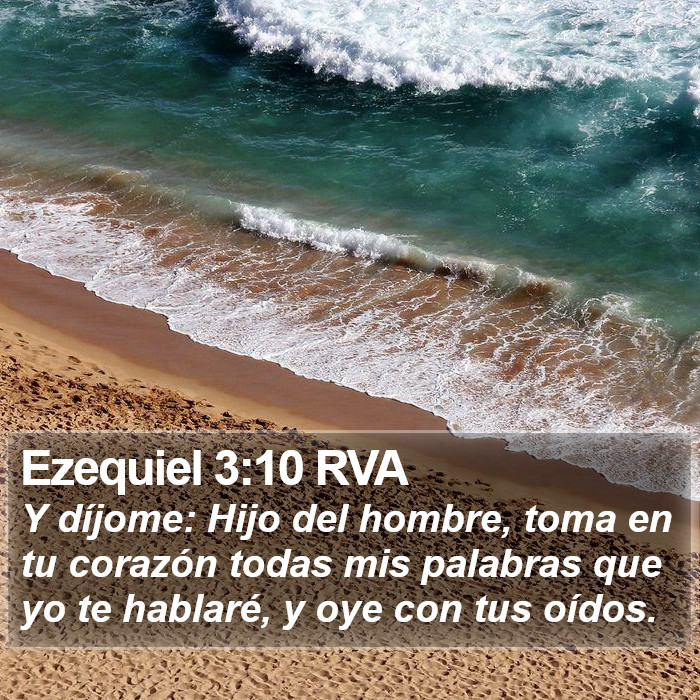 Ezequiel 3:10 RVA Bible Study