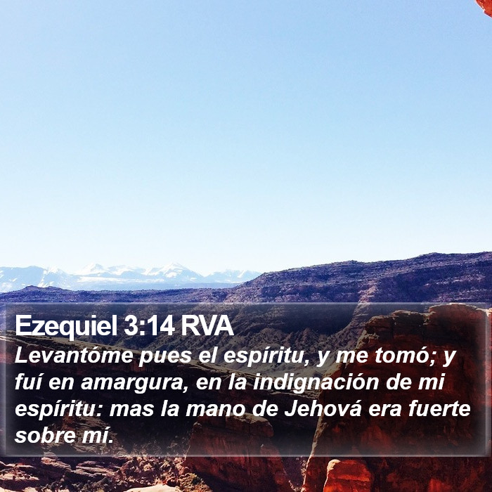 Ezequiel 3:14 RVA Bible Study