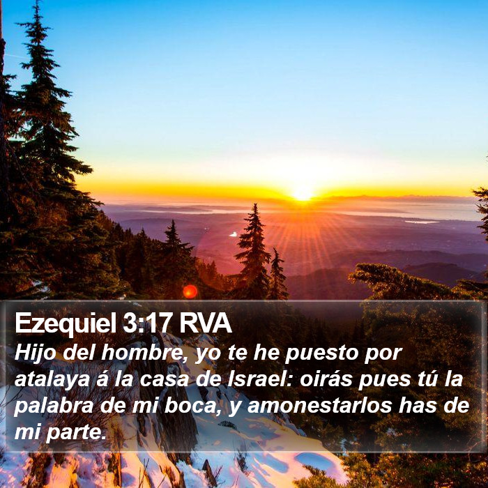 Ezequiel 3:17 RVA Bible Study