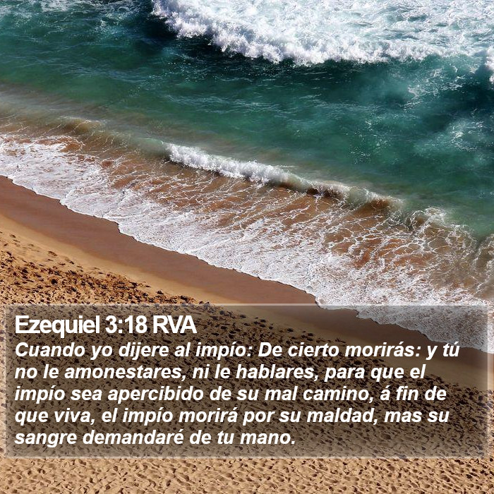 Ezequiel 3:18 RVA Bible Study