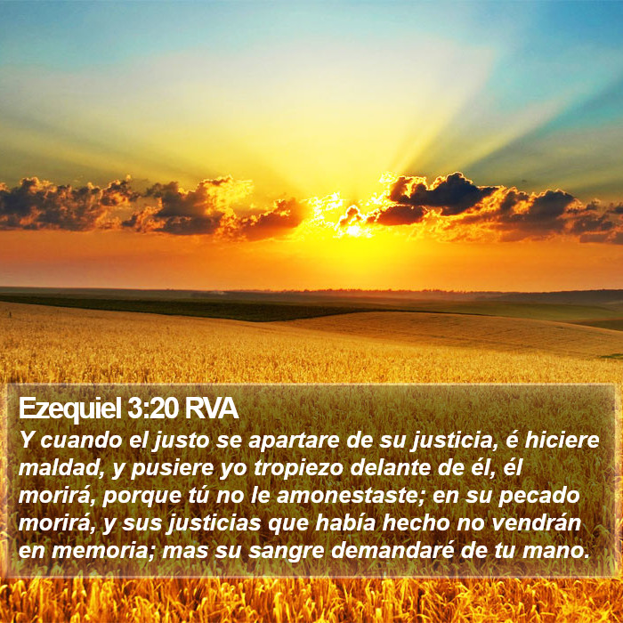 Ezequiel 3:20 RVA Bible Study