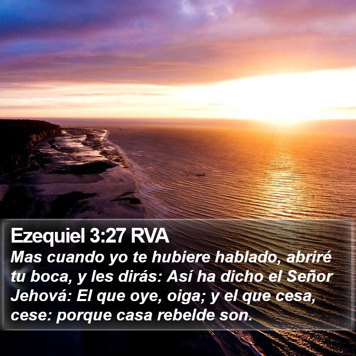 Ezequiel 3:27 RVA Bible Study