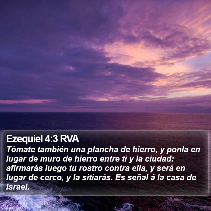 Ezequiel 4:3 RVA Bible Study