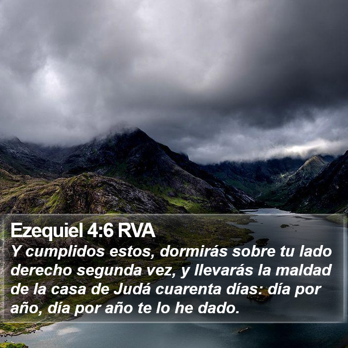 Ezequiel 4:6 RVA Bible Study