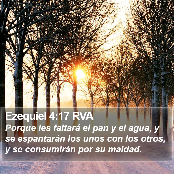 Ezequiel 4:17 RVA Bible Study