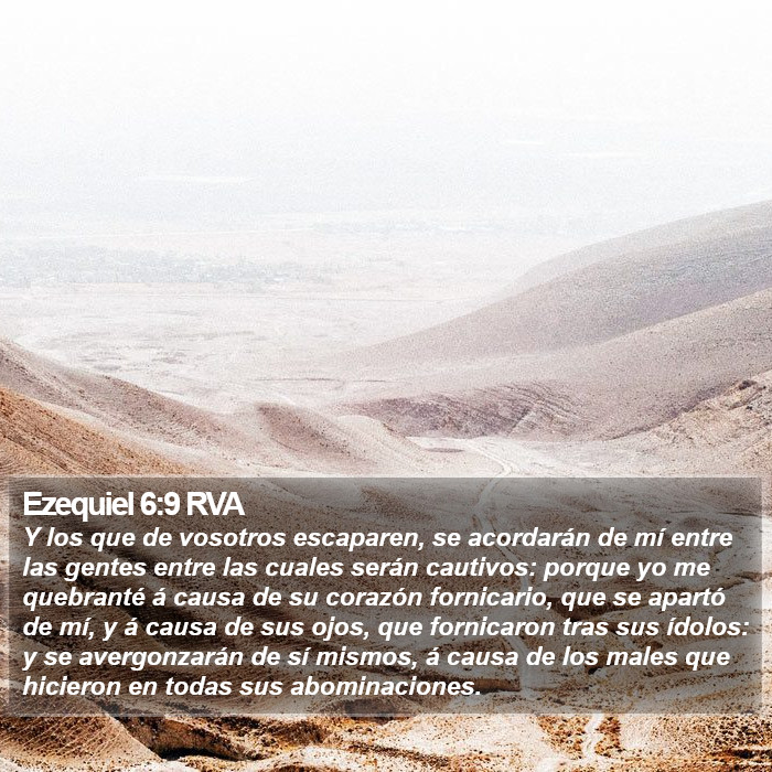 Ezequiel 6:9 RVA Bible Study