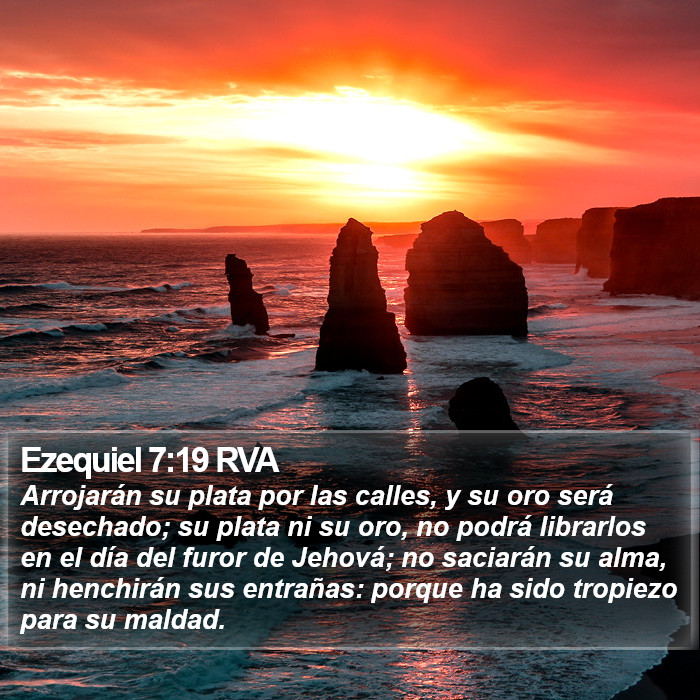 Ezequiel 7:19 RVA Bible Study