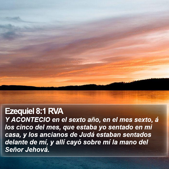 Ezequiel 8:1 RVA Bible Study