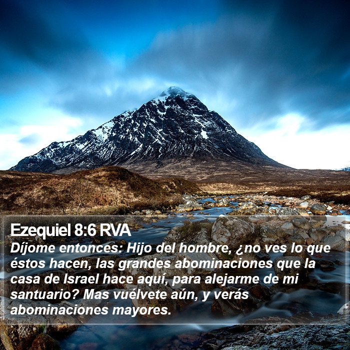 Ezequiel 8:6 RVA Bible Study