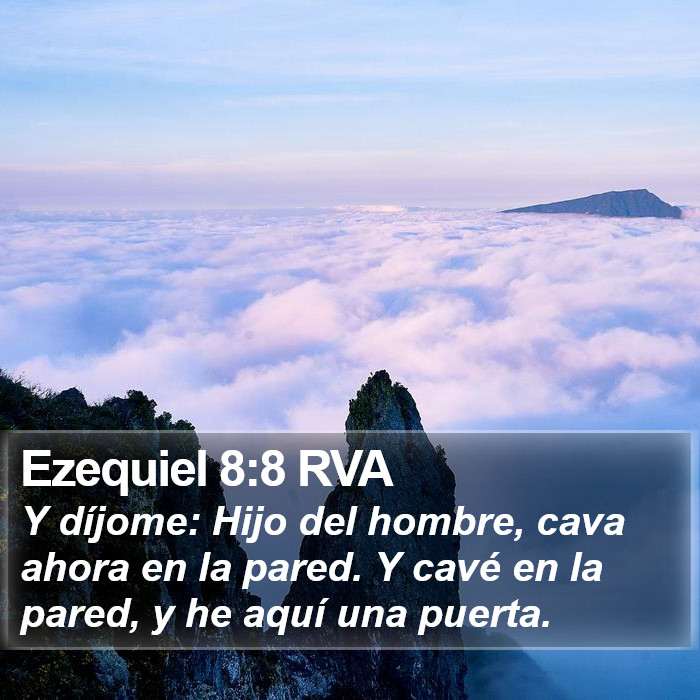 Ezequiel 8:8 RVA Bible Study