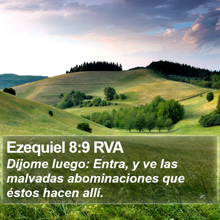 Ezequiel 8:9 RVA Bible Study