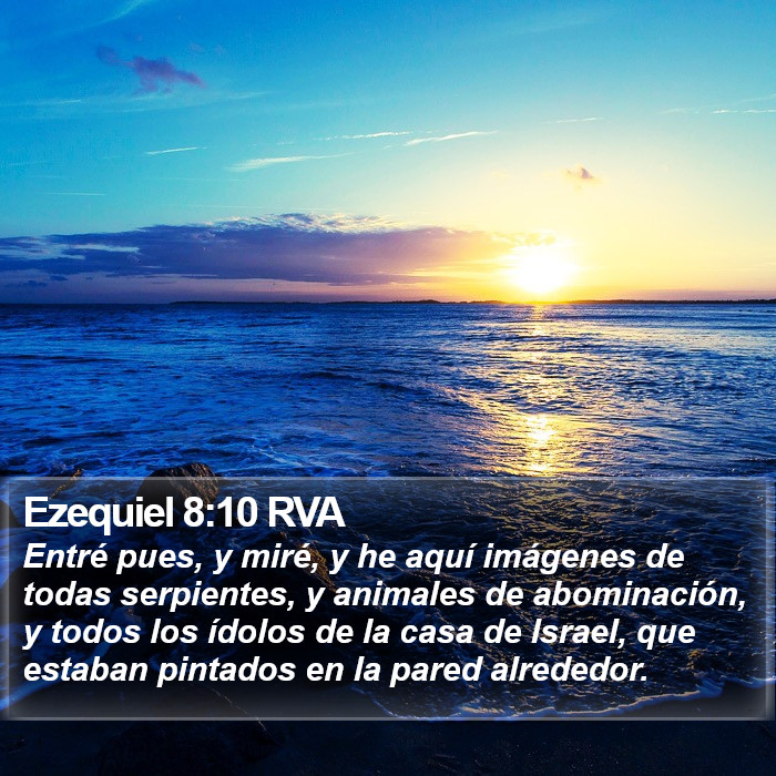 Ezequiel 8:10 RVA Bible Study