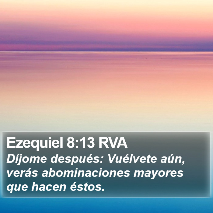 Ezequiel 8:13 RVA Bible Study