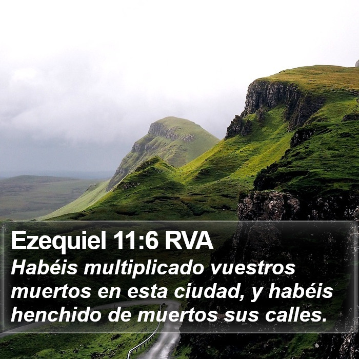 Ezequiel 11:6 RVA Bible Study