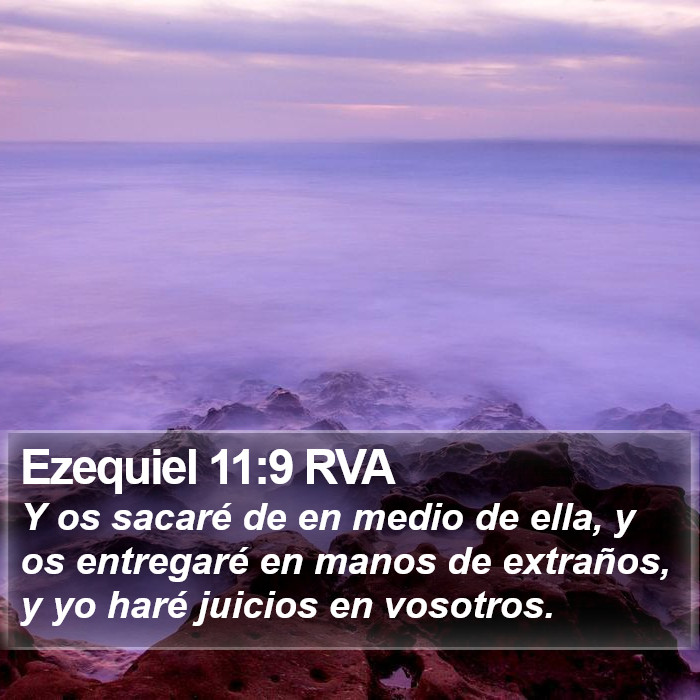 Ezequiel 11:9 RVA Bible Study