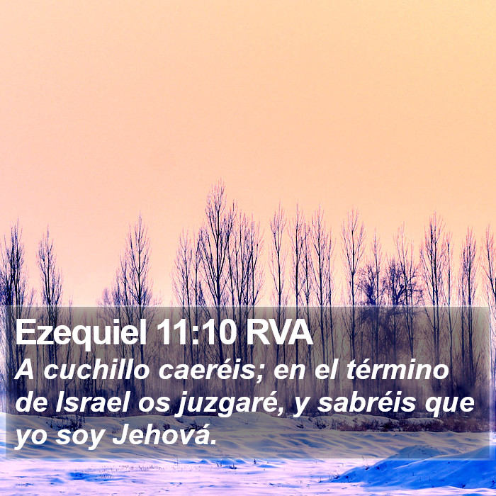 Ezequiel 11:10 RVA Bible Study