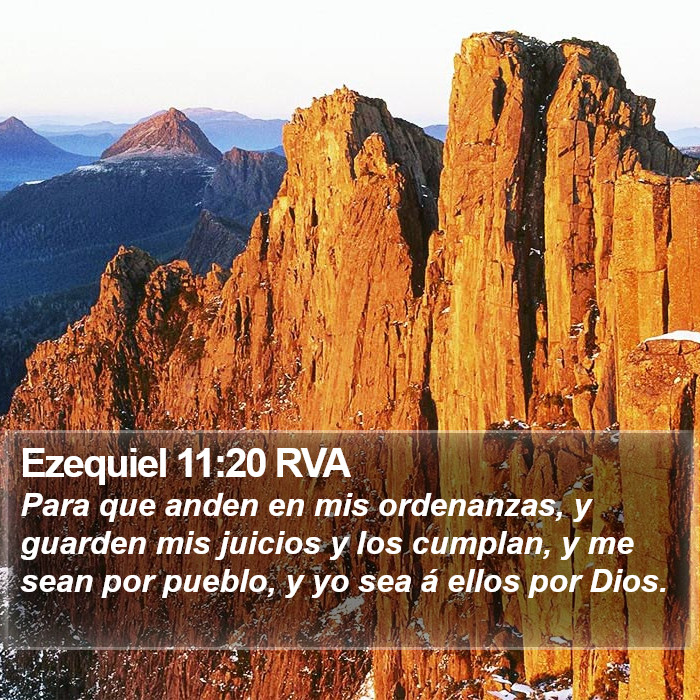 Ezequiel 11:20 RVA Bible Study