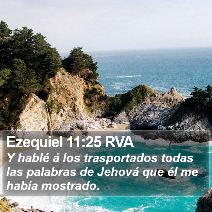 Ezequiel 11:25 RVA Bible Study