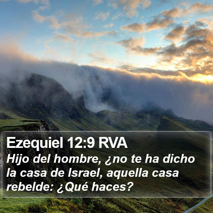 Ezequiel 12:9 RVA Bible Study