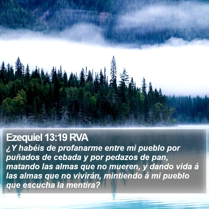 Ezequiel 13:19 RVA Bible Study