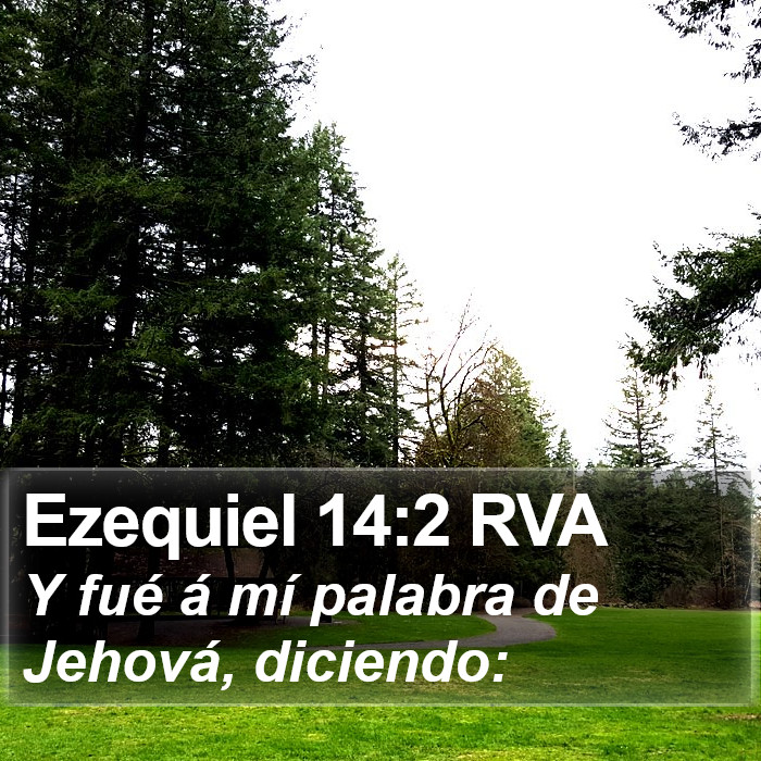 Ezequiel 14:2 RVA Bible Study