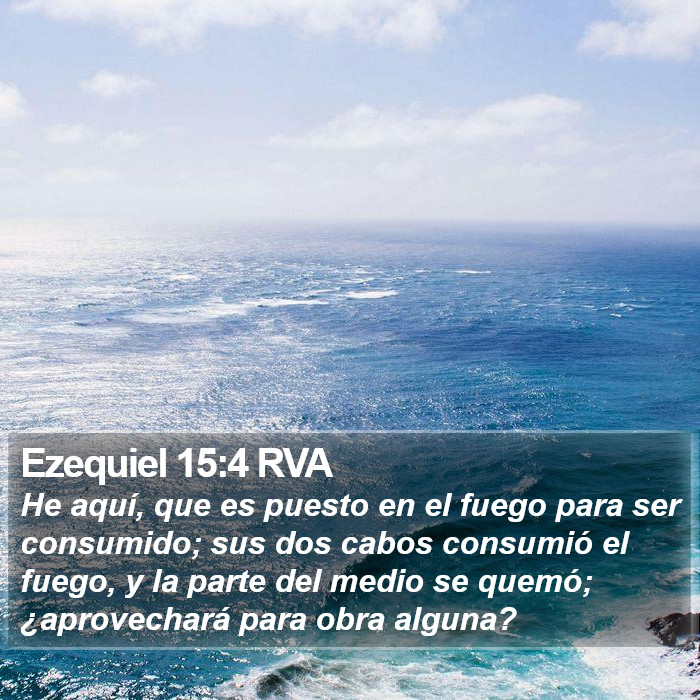 Ezequiel 15:4 RVA Bible Study