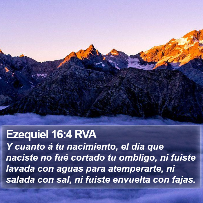 Ezequiel 16:4 RVA Bible Study