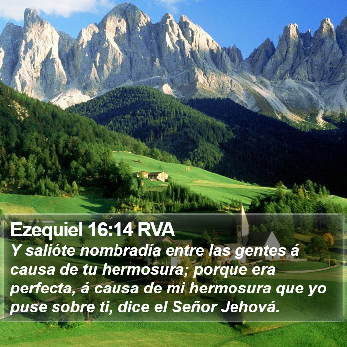 Ezequiel 16:14 RVA Bible Study